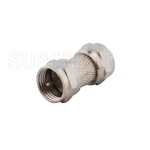 Superbat 5pcs F Adapter F Plug to Male Straight RF Coaxial Connector