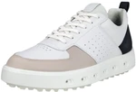 Ecco Street 720 White/Black/Gravel 40 Pánske golfové topánky