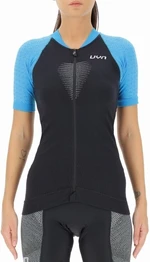 UYN Granfondo OW Biking Lady Short Sleeve Maglia Blackboard/Danube Blue XL