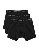 3PACK pánské boxerky Gant černé