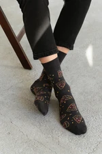 Pizza Socks 078-167 Melange Graphite Melange Graphite