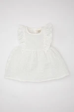 DEFACTO Baby Girl Sleeveless Muslin Dress