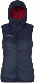 Rock Experience Golden Gate Hoodie Padded Woman Blue Nights/Cherries Jubilee M Gilet outdoor