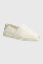 Espadrilky Calvin Klein Jeans ESPADRILLE ML BTW bílá barva, YW0YW01376