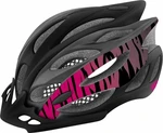 R2 Wind Helmet Black/Gray/Pink S Cască bicicletă