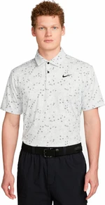 Nike Dri-Fit Tour Mens Floral Golf Photon Dust/Black S Polo košile