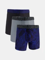 Under Armour M UA Perf Tech Nov 6in Boxerky 3 ks Modrá