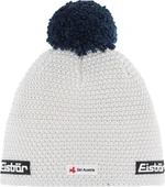 Eisbär Jamie Pompon SKA Beanie White/Dark Cobalt UNI Gorro