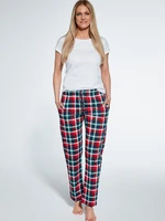 Women's pyjama pants Cornette 690/38 S-2XL red-check