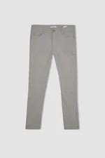 DEFACTO Slim Fit Skinny Leg Chino Canvas Trousers