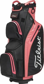 Titleist Cart 14 StaDry Black/Candy Borsa da golf Cart Bag