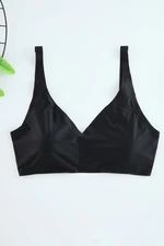 Trendyol Curve Black Sports Micro Adhesive Plus Size Bra