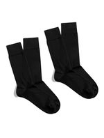 Banana Socks Unisex's 2Pack Socks Essentials Noir Elegance