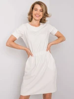 Women's casual dress Ecru