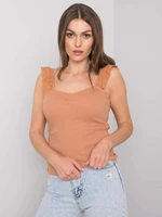 Cotton brown top