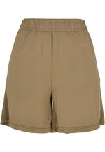 Women's modal shorts in khaki