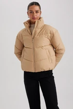 DEFACTO Waterproof Relax Fit Stand Collar Puffer Jacket