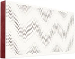 Mega Acoustic FiberPRO120 Sinus White/Dark Red Panel de madera absorbente