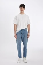 DEFACTO The 90's Slim Fit Slim Fit High Waist Narrow Leg Jean Trousers