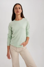 DEFACTO Regular Fit Crew Neck Basic Sweater