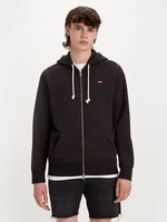 Levi's® Levi's® New Original Zip Up Meteorite Mikina Černá