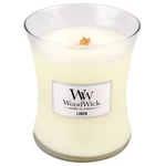 WoodWick Vonná svíčka váza Linen 275 g