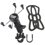 Ram Mounts Handlebar Rail Mount For Large Devices Plastic Suport moto telefon, GPS