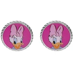 Disney Půvabné stříbrné náušnice Daisy Duck ES00029SL