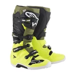 Moto boty Alpinestars Tech 7 žlutá fluo/vojenská zelená/černá  žlutá fluo/vojenská zelená/černá  45,5