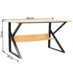 Pracovní stůl s policí TARCAL 100x60 cm