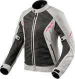 Rev'it! Jacket Torque 2 H2O Ladies Negru/Gri Deschis 42 Geacă textilă