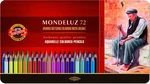 KOH-I-NOOR Mondeluz 3727/72 Set creioane acuarelă 72 buc