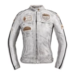 Dámská kožená moto bunda W-TEC Sheawen Lady White New  L  bílá