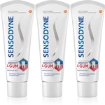 Sensodyne Sensitivity & Gum zubná pasta pre citlivé zuby Mint 3x75 ml