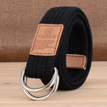 110x3.8cm FENGMIN T-5 Double Buckle Tactical Belt Adjustable Waist Belt Casual Belt For Man Woman Nylon Waistband For Ca