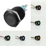 12V 22mm 6 Pin Led Metal Push Button Latching Power Switch