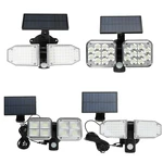 Multifunctional LED Solar Split Wall Light Human Body Sensor Light Outdoor Garden Light