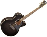 Yamaha CPX 1000 TB Translucent Black Elektroakustická kytara Jumbo