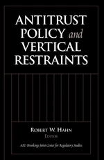 Antitrust Policy and Vertical Restraints