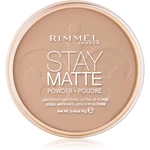 Rimmel Stay Matte púder odtieň 010 Warm Honey 14 g