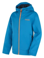 Husky Simbo K 112-116, blue Dětská softshell bunda