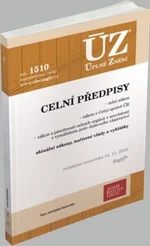 ÚZ 1510 Celní předpisy