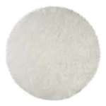 Béžový koberec Flair Rugs Sheepskin, ⌀ 120 cm