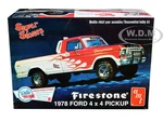 Skill 2 Model Kit 1978 Ford 4x4 Pickup Truck "Firestone Super Stones" 1/25 Scale Model by AMT