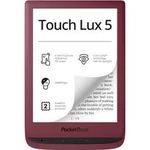 Čtečka e-knih PocketBook Touch Lux 5 RubyRed, 15.2 cm (6 palec)rubínová, červená