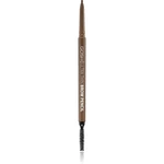 Gosh Ultra Thin precizní tužka na obočí s kartáčkem odstín 002 Greybrown 0,35 g