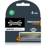 Wilkinson Sword Quattro Titanium Precision náhradní břity 4 ks