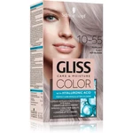 Schwarzkopf Gliss Color permanentní barva na vlasy odstín 10-55 Popelavý blond 2x60 ml