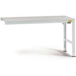 Manuflex LU6128.7035 ESD pracovní stůl Univerzální standardní Přístavný stůl s Melaminplatte, Šxhxv = 2000 x 1000 x 763-873 mm