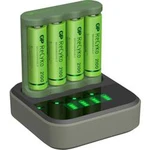 Nabíječka akumulátorů vč. akumulátorů GP Batteries, NiMH Basic-Line Docking-Station, AAA, AA